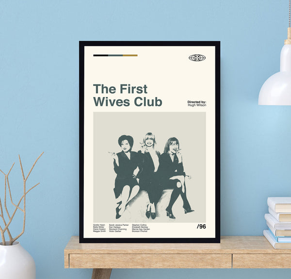 The First Wives Club Poster, Hugh Wilson, Vintage Poster, Minimalist Movie Poster, Vintage Print, Custom Poster, Cult Movie Poster 1695645354