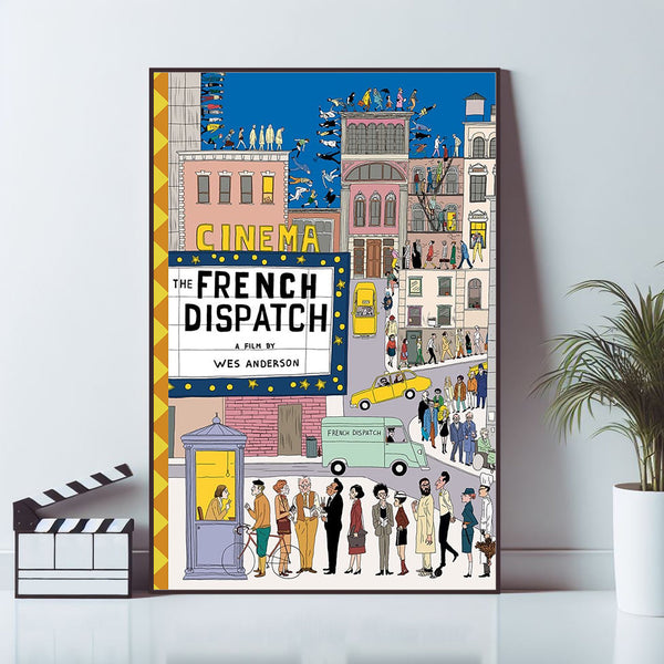 The French Dispatch Movie Poster, Art Poster, Home Decor, Canvas Material Gift, High Quality Reproduction, Keepsake 1632415205