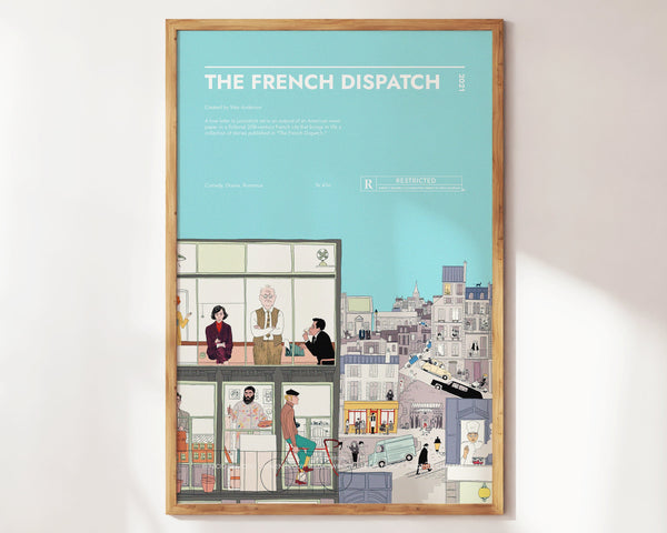 The French Dispatch Poster  Art Print  Movie Posters  Gift for Movie lovers 1301551933
