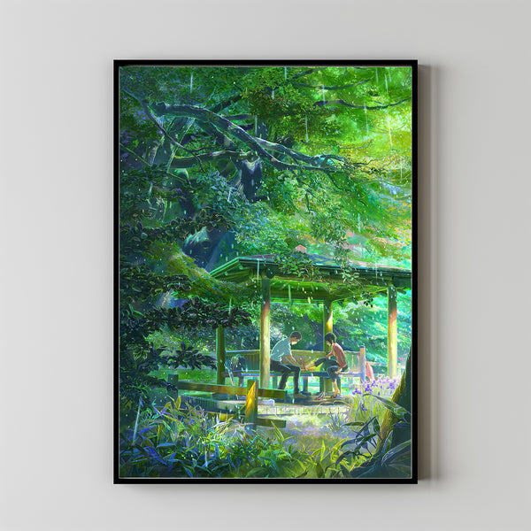 The Garden of Words Movie Poster 2023 FilmRoom Decor Wall ArtPoster GiftCanvas prints 3