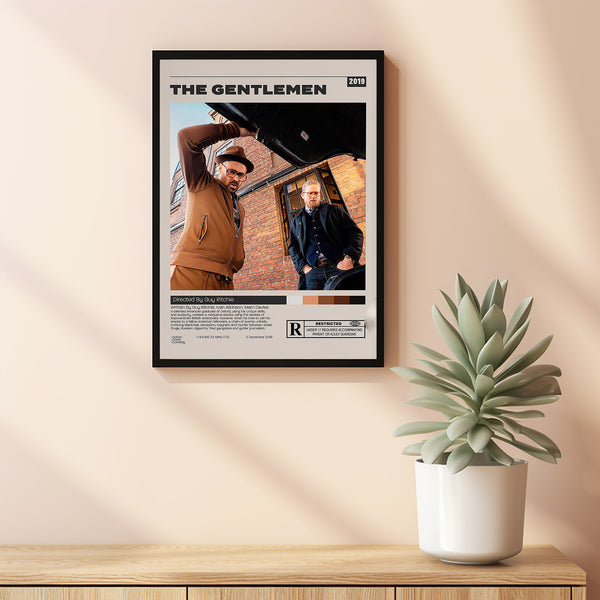 The Gentlemen, Guy Ritchie, Minimalist Movie Poster, Vintage Retro Art ...