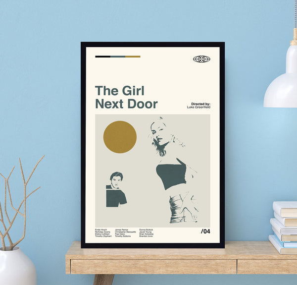 The Girl Next Door Poster, Luke Greenfield, Vintage Poster, Minimalist Movie Poster, Vintage Print, Custom Poster, Gifts For Him 1709837035