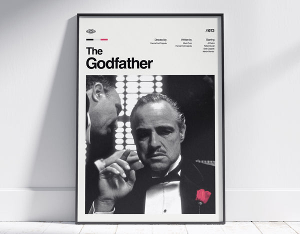 The Godfather Movie Poster, The Godfather Wall Decor, The Godfather Poster Print, Vintage Retro Art Print 1434809147