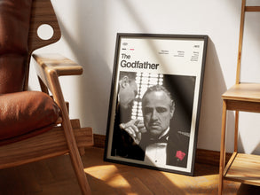 The Godfather Movie Poster, The Godfather Wall Decor, The Godfather Poster Print, Vintage Retro Art Print 1434809147