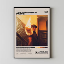 The Godfather Part II, Francis Ford Coppola, Minimalist Movie Poster