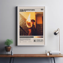 The Godfather Part II, Francis Ford Coppola, Minimalist Movie Poster