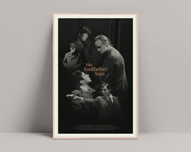 The Godfather Saga, Minimalist Poster, Marlon Brando, Al Pacino, Robert De Niro, Robert Duvall, Francis Ford Coppola, Mario Puzo 1170007706