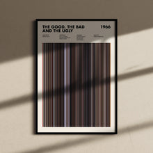 The Good The Bad And The Ugly Movie Barcode Print, The Good The Bad And The Ugly Print, The Good The Bad And The Ugly Poster 1664223767