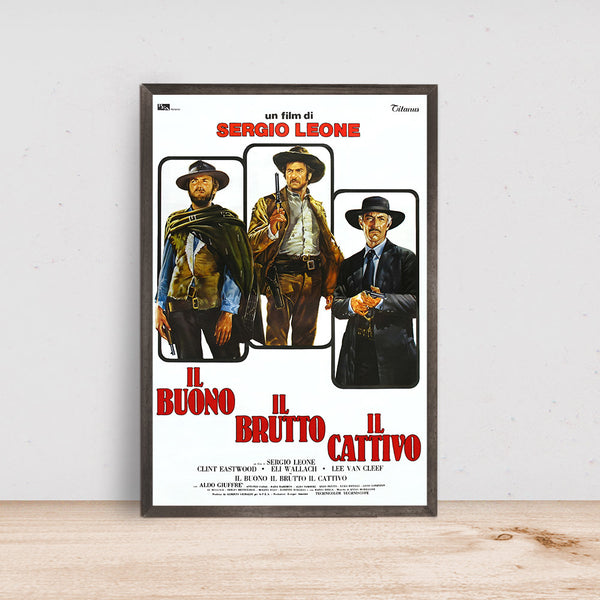 The Good The Bad The Ugly Movie  Poster Classic film-Poster Gift- Room Decor Wall Art 1644720697