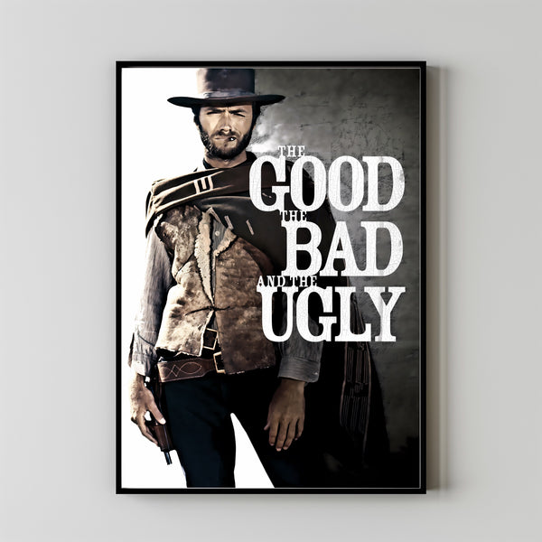 The Good, the Bad and the Ugly (1966) Poster Art Print Movie Posters Gift for Movie lovers 2