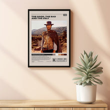 The Good, the Bad and the Ugly, Sergio Leone, Minimalist Movie Poster,Mid century modern