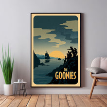 The Goonies 1985 Movie Poster High Quality Print, Wall Art, Room Decor, Home Decor, Art Poster For Gift, Living Room Decor, Vintage Film Art 1597988626