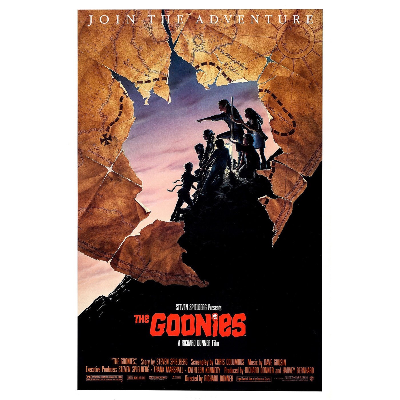 The Goonies Movie Poster High Quality Print Photo Wall Art Canvas