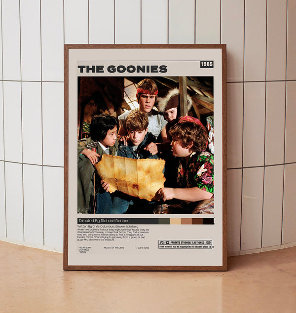 The Goonies Poster, Richard Donner, Minimalist Movie Poster