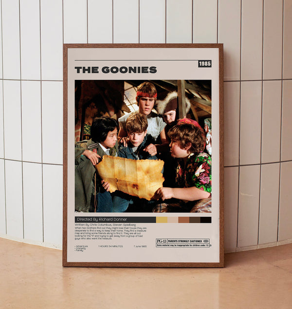 The Goonies Poster, Richard Donner, Minimalist Movie Poster