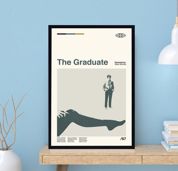 The Graduate Poster, Mike Nichols, Vintage Poster, Minimalist Movie Poster, Vintage Print, Custom Poster, Home Decor, Dad Gifts 1696732070