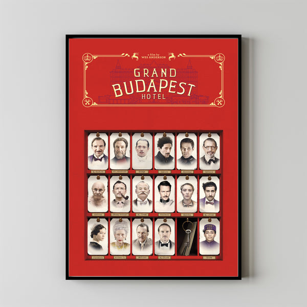 The Grand Budapest Hotel 2014 Poster Art Print Movie Posters Gift for Movie lovers