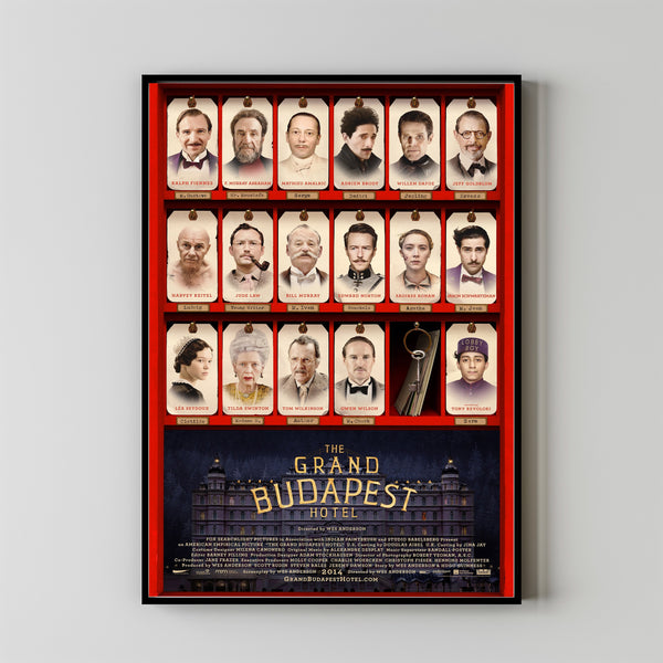 The Grand Budapest Hotel 2014 Poster Art Print Movie Posters Gift for Movie lovers 2