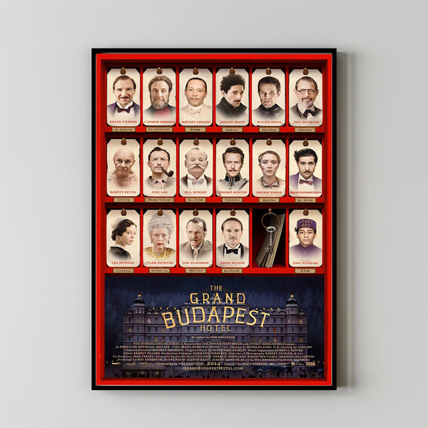 The Grand Budapest Hotel Movie Poster 2023 FilmRoom Decor Wall ArtPoster GiftCanvas prints 4
