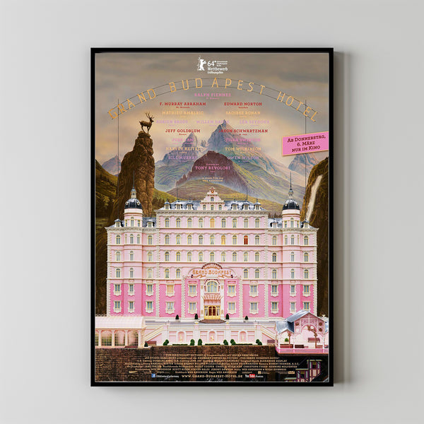The Grand Budapest Hotel Movie Poster 2023 FilmRoom Decor Wall ArtPoster GiftCanvas prints 9