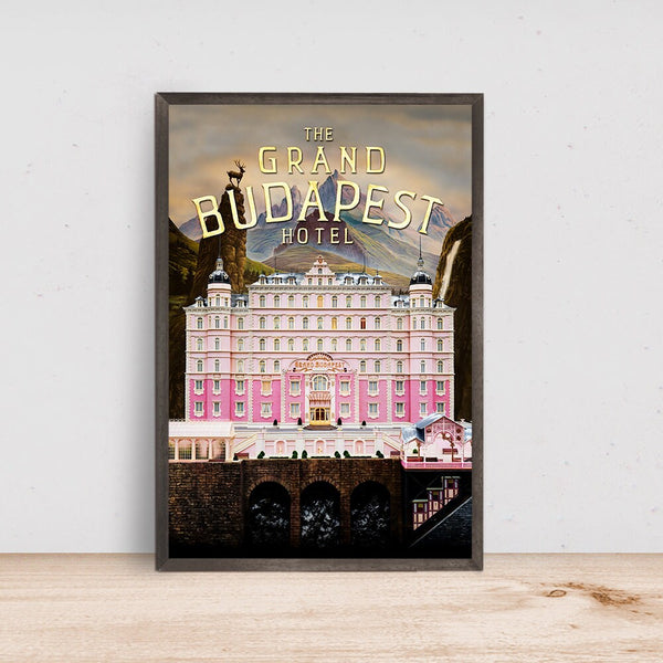 The Grand Budapest Hotel Movie Poster Classic film-Poster Gift- Room Decor Wall Art 1600024573
