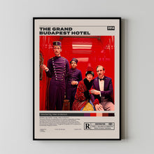 The Grand Budapest Hotel, Wes Anderson, Minimalist Movie Poster