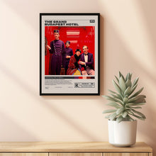 The Grand Budapest Hotel, Wes Anderson, Minimalist Movie Poster