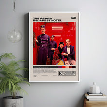 The Grand Budapest Hotel, Wes Anderson, Minimalist Movie Poster