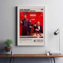 The Grand Budapest Hotel, Wes Anderson, Minimalist Movie Poster