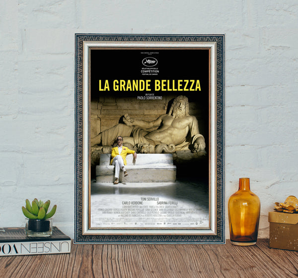 The Great Beauty Movie Poster, The Great Beauty (2013) Classic Movie Poster, Vintage Canvas Cloth Photo Print, Holiday gifts 1666616903