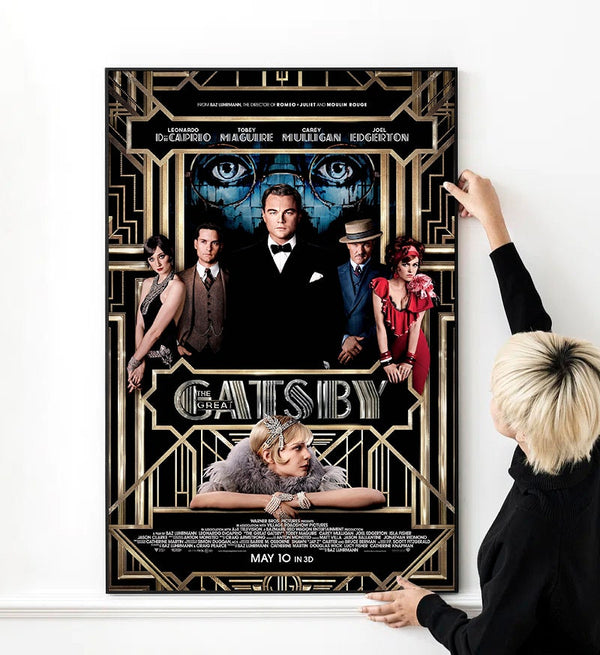 The Great Gatsby Movie Poster High Quality Print Photo Wall Art Canvas Cloth Multi size 1500319273