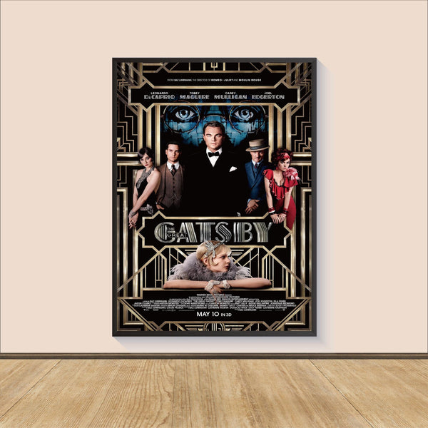 The Great Gatsby Movie Poster Print, Canvas Wall Art, Room Decor, Movie Art, Gifts for HimHer, Wall Art Print, Art Poster For Gift 1556566408