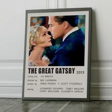 The Great Gatsby (2013) Movie Poster Canvas Poster Minimalist Poster Art Print Gifts for Lover Mural Painting Home Decoration 1760271780