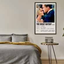 The Great Gatsby (2013) Movie Poster Canvas Poster Minimalist Poster Art Print Gifts for Lover Mural Painting Home Decoration 1760271780