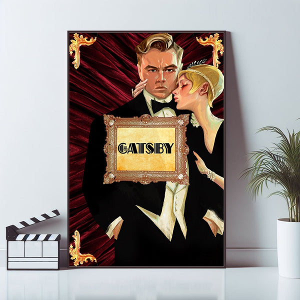 The Great Gatsby, Movie Poster, Art Poster, Movie Wall Art, Canvas Material Gift, Home Decor, Keepsake 1588133688