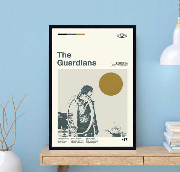 The Guardians Poster, The Guardians Movie, Sarik Andreasyan, Retro Movie Poster, Minimalist Art, Vintage Poster, Gifts For Him, Movie Poster 1710921969