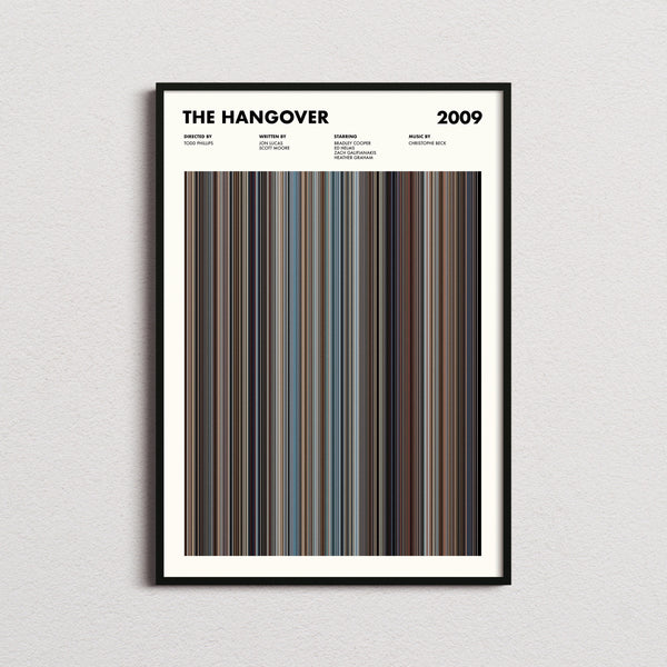 The Hangover Movie Barcode Print, The Hangover Print, The Hangover Poster, The Hangover Wall Art, The Hangover Art Print, Movie Buff Gift 1631662103