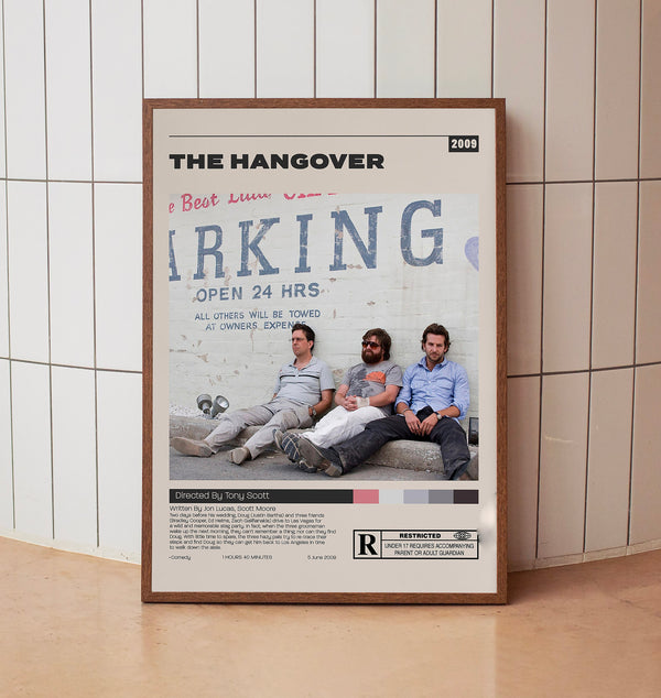 The Hangover Poster, Todd Phillips, Minimalist Movie Poster, Vintage Retro Art