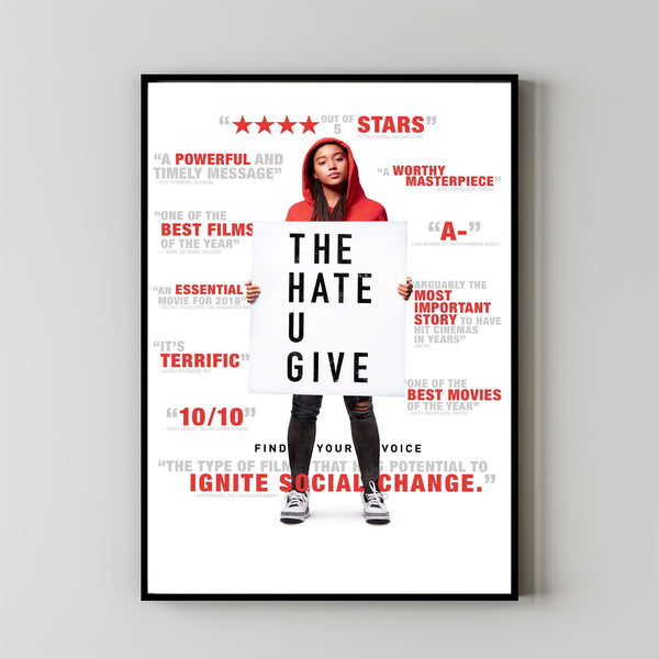 The Hate U Give (2018) Poster Art Print Movie Posters Gift for Movie lovers 1