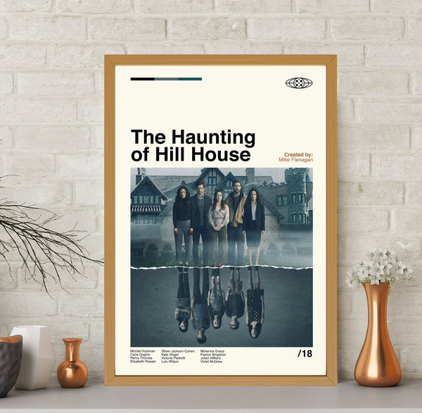 The Haunting Of Hill House Poster, The Haunting Of Hill House Print, Vintage Poster, Midcentury Art, Movie Poster, Minimalist Art, Wall Art