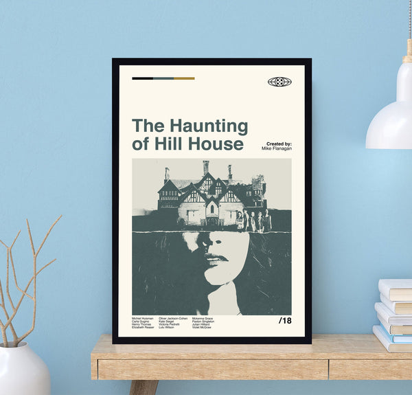 The Haunting of Hill House Poster, The Haunting of Hill House Print, Retro Movie Poster, Minimalist Art, Vintage Poster, Movie Poster 1710927183