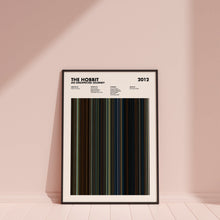 The Hobbit An Unexpected Journey Movie Barcode Print, The Hobbit Print, The Hobbit Poster, The Hobbit Wall Art, The Hobbit Art Print 1617489286