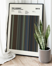 The Hobbit An Unexpected Journey Movie Barcode Print, The Hobbit Print, The Hobbit Poster, The Hobbit Wall Art, The Hobbit Art Print 1617489286