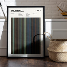 The Hobbit An Unexpected Journey Movie Barcode Print, The Hobbit Print, The Hobbit Poster, The Hobbit Wall Art, The Hobbit Art Print 1617489286