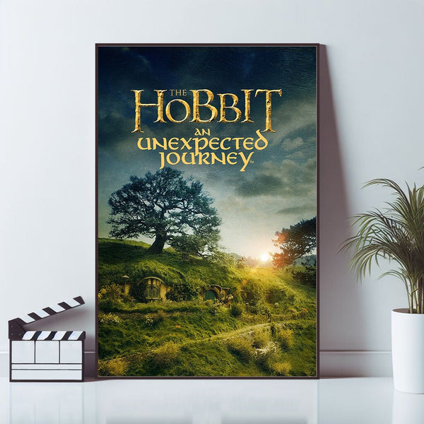 The Hobbit An Unexpected Journey, Movie Poster, Wall Art Prints, Art Poster, Canvas Material Gift, Keepsake, Home Decor, Live Room Wall Art 1609642229