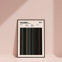The Hobbit The Desolation Of Smaug Movie Barcode Print, The Hobbit Print, The Hobbit Poster, The Hobbit Wall Art, The Hobbit Art Print 1617489130