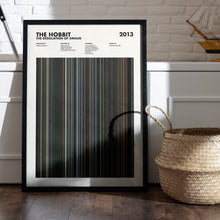 The Hobbit The Desolation Of Smaug Movie Barcode Print, The Hobbit Print, The Hobbit Poster, The Hobbit Wall Art, The Hobbit Art Print 1617489130