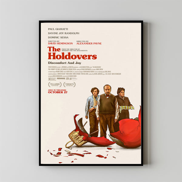 The Holdovers Movie Poster 2023 FilmRoom Decor Wall ArtPoster GiftCanvas prints 2
