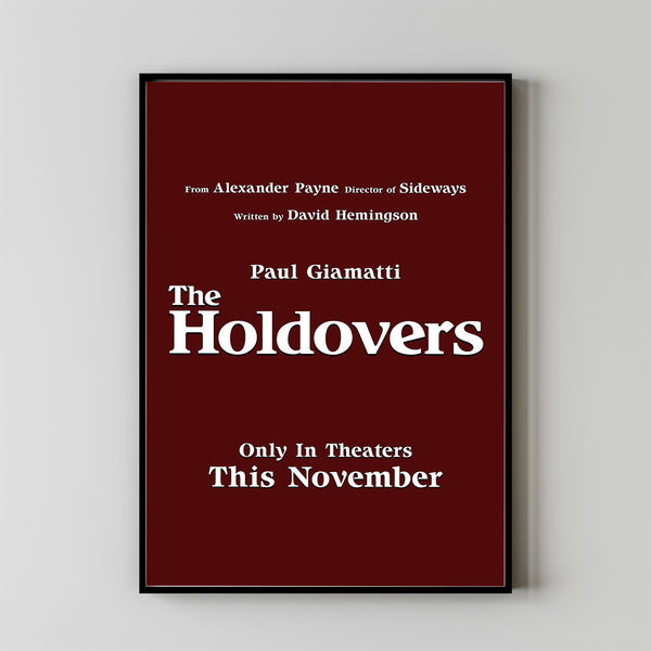 The Holdovers Movie Poster 2023 FilmRoom Decor Wall ArtPoster GiftCanvas prints 4