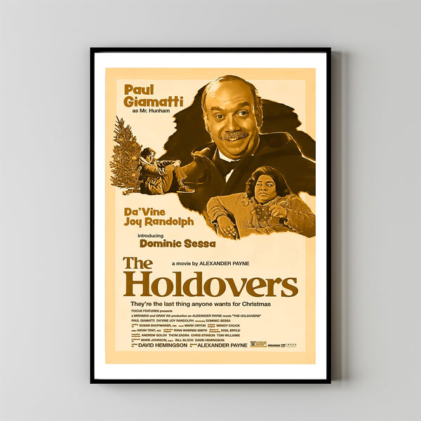 The Holdovers Movie Poster Art Print Movie Posters Gift for Movie lovers